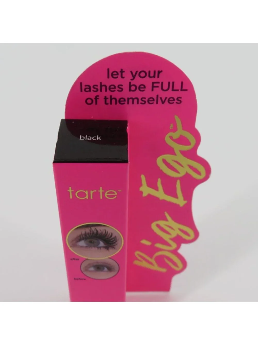 Tarte Big Ego Mascara Black .15 fl oz NEW Factory Sealed Lashes Eyelashes NIB